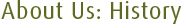 About Us: History