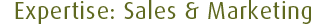 Disciplines: Sales & Marketing